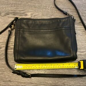 Fossil genuine leather crossbody small purse